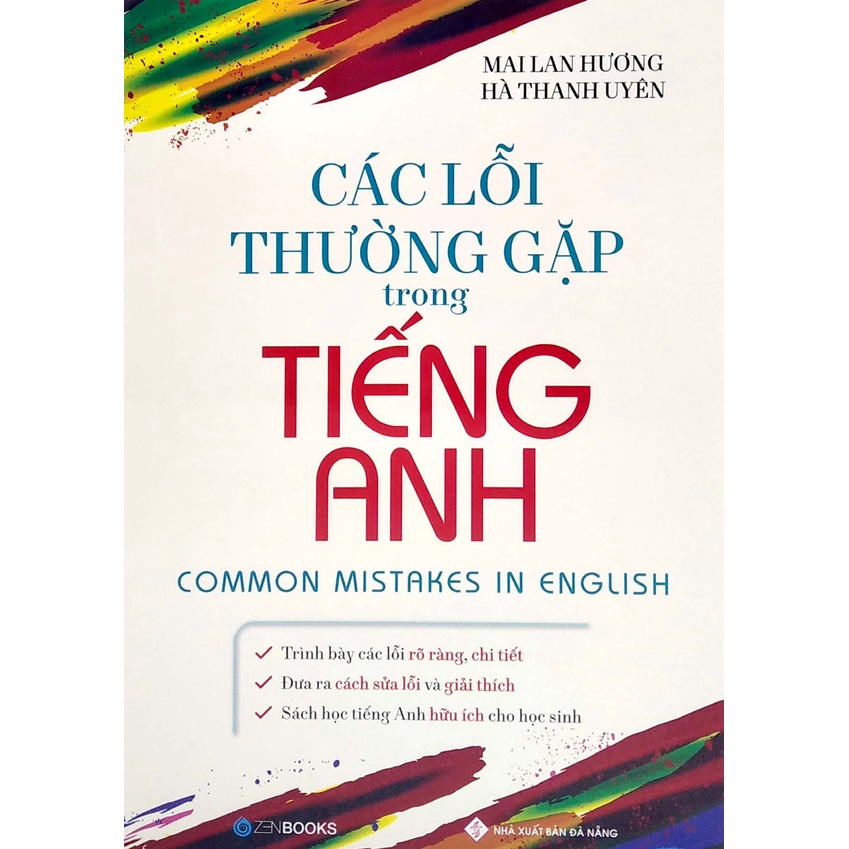 Sách - Các Lỗi Thường Gặp Trong Tiếng Anh - Mai Lan Hương - ZEN