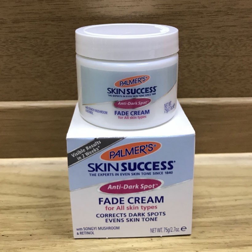 KEM DƯỠNG TRẮNG BAN NGÀY, MỜ THÂM NÁM TÀN NHANG PALMER'S ANTI DARK SPOT FADE CREAM ALL SKIN TYPES 75G CHÍNH HÃNG - 6049