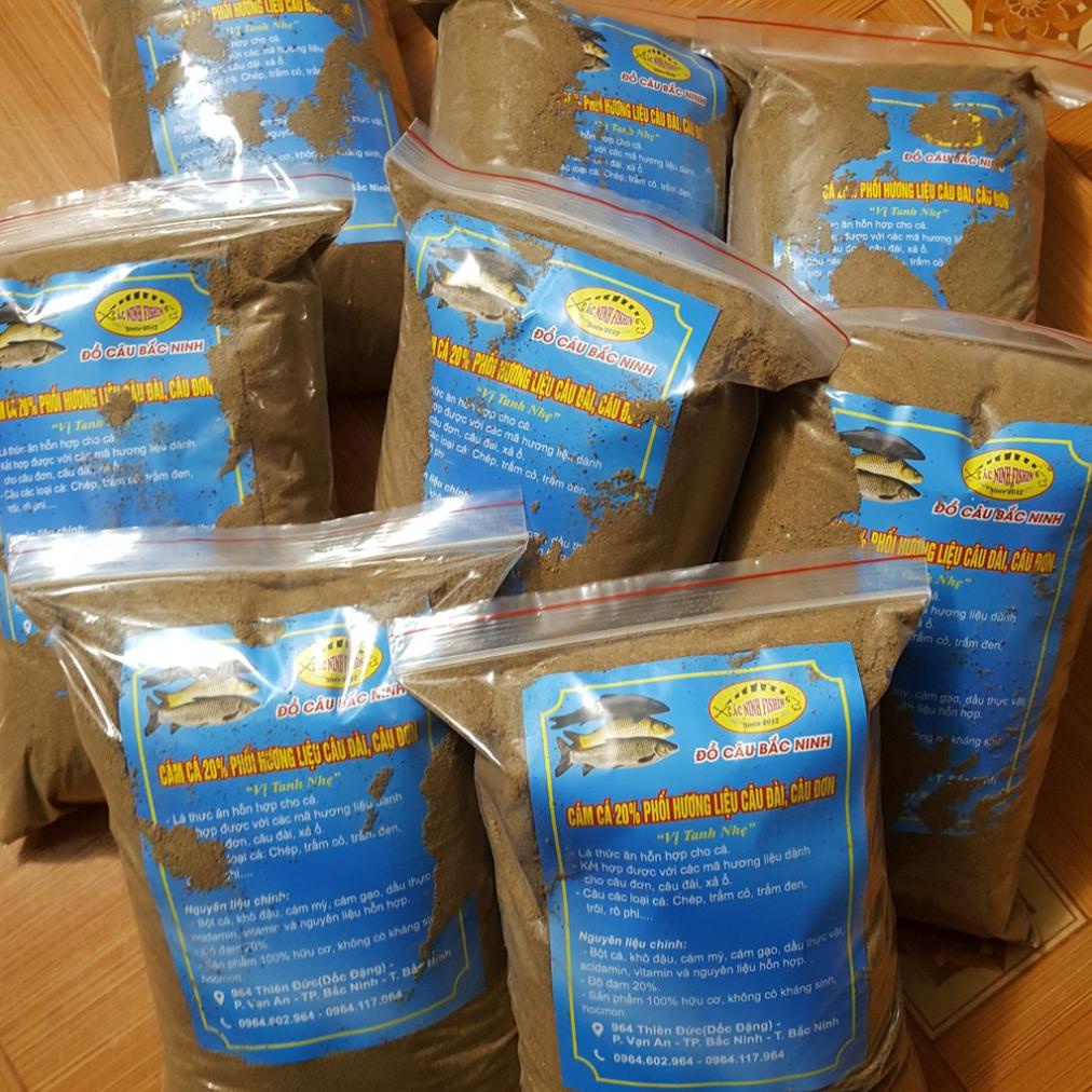 1kg Cám cá 20% .... độ đạm phối hương liệu Câu Đài, Câu Đơn, xả ổ.