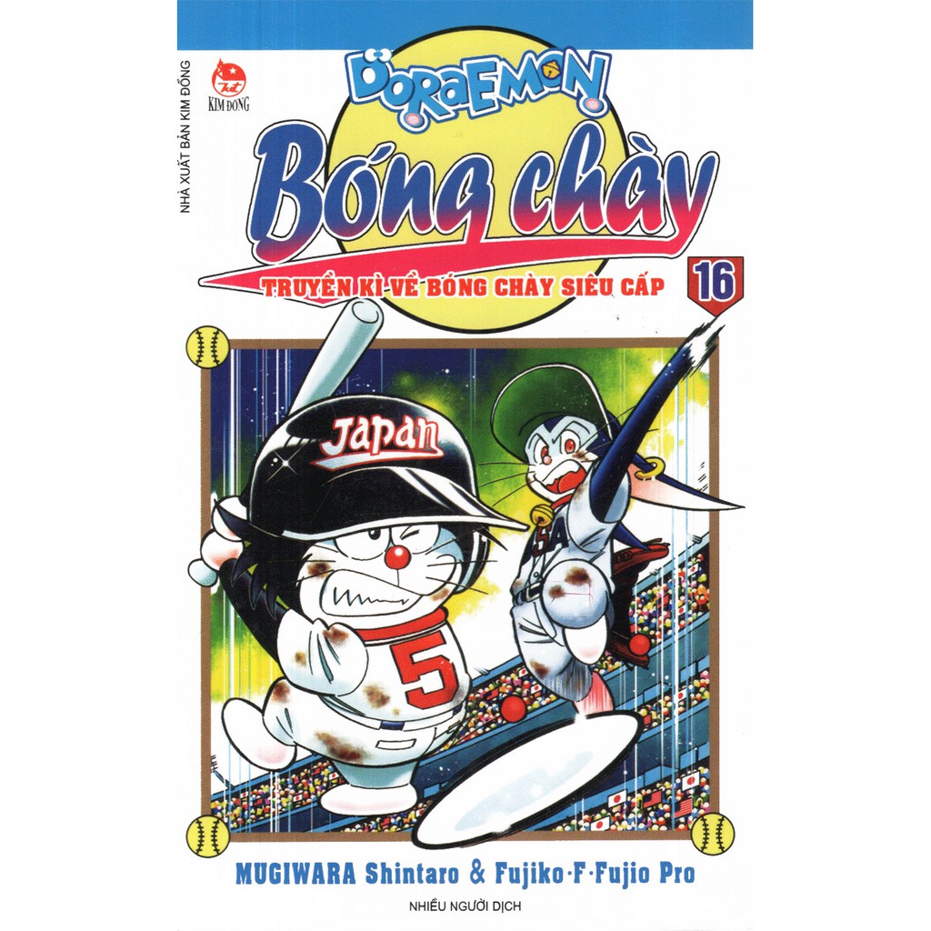 Truyện tranh Doraemon bóng chày Truyền kì về bóng chày siêu cấp Tập 16