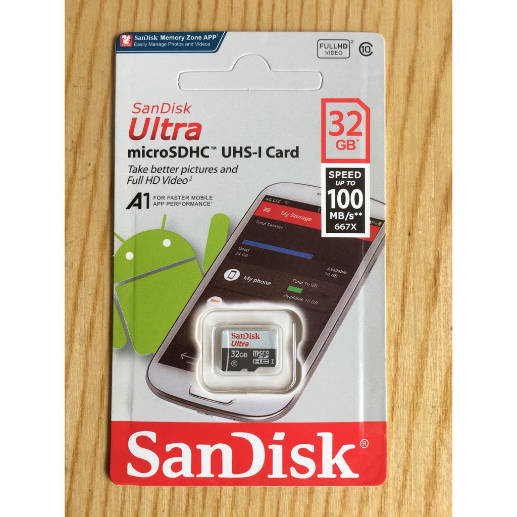 Thẻ nhớ MicroSD 32Gb Class 10 bảo hành 5 năm