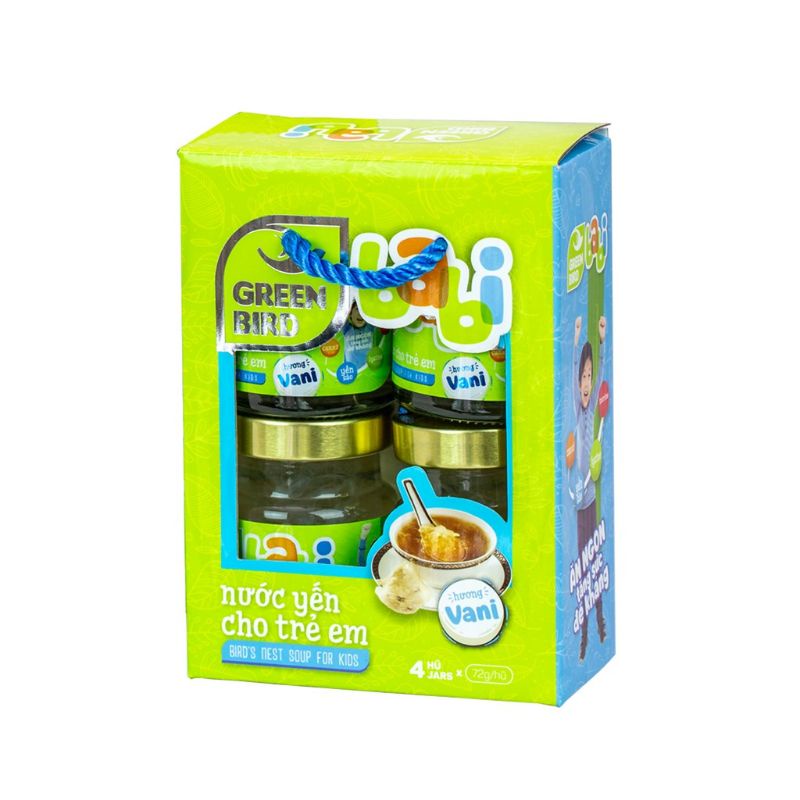 Thùng 10 lốc yến sào Babi NutriNest(hủ 72g×5)