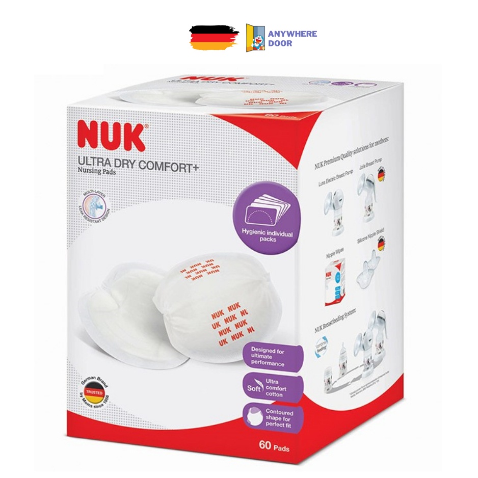 Lót thấm sữa NUK hộp 60 chiếc - date T12/2024