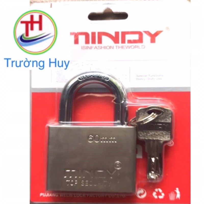 Khoá bấm chìa muỗng MINDY 60mm