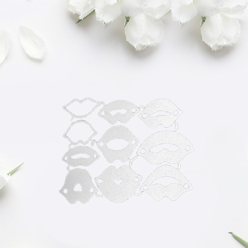 Khuôn Cắt Giấy Kim Loại Hình Đôi Môi Đỏ