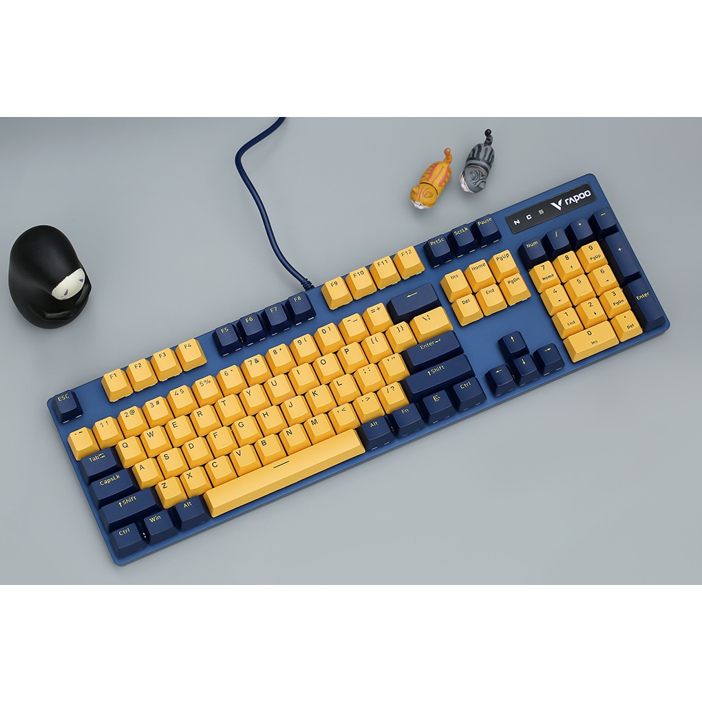 Bàn Phím Cơ Rapoo V500 Pro Yellow Blue