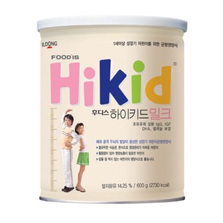 Sữa Hikid hộp 600g vị vani