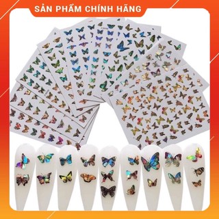 STICKER BƯỚM LAZZER DÁN MÓNG SIÊU XINH