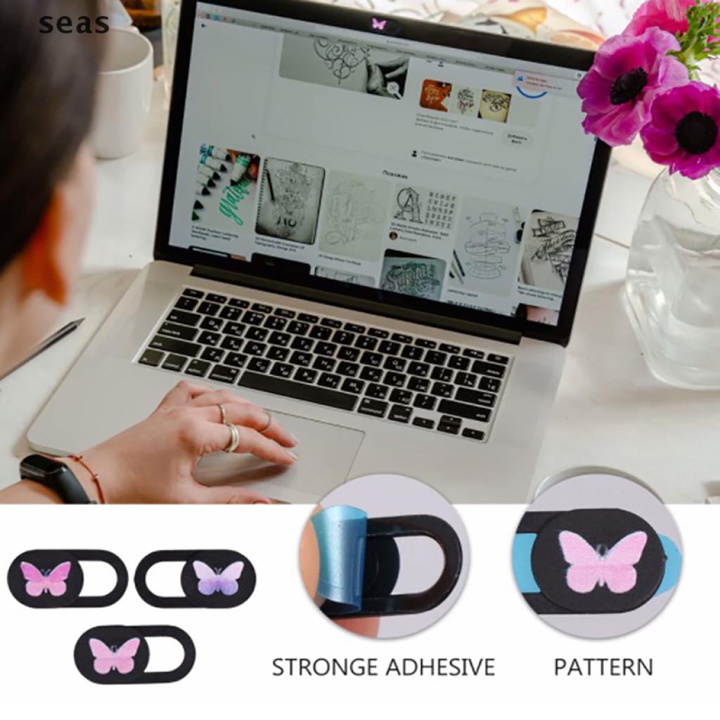 1 Vỏ Bọc Bảo Vệ Webcam Họa Tiết Hoạt Hình Dễ Thương