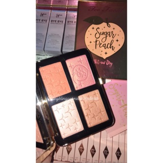 Bảng phấn highlight Toofaced Sugar Peach