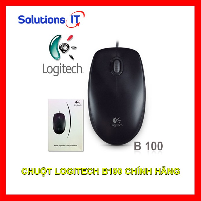 Chuột quang Logitech B100 HÀNG CHÌNH HÀNG