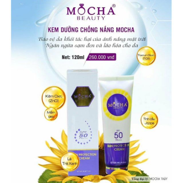 SALE KEM CHỐNG NẮNG MOCHA CHÍNH HÃNG