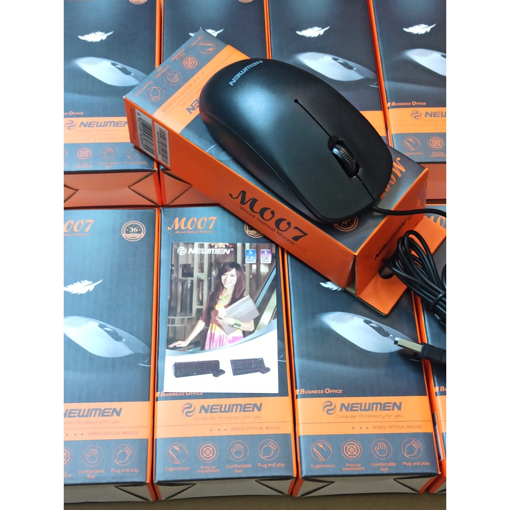 Chuột máy tính Có Dây Newmen M007 chính hãng 12 tháng