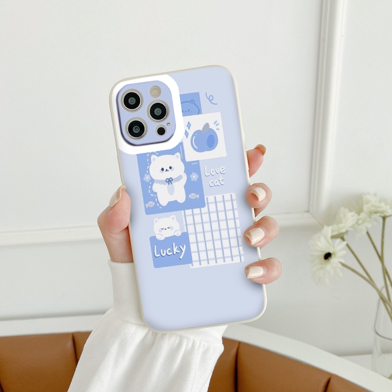 Ốp iphone - Ốp silicon iphone thỏ vịt và gấu trắng lucky love flower đẹp dành cho ip 6 đến 13promax - nn077