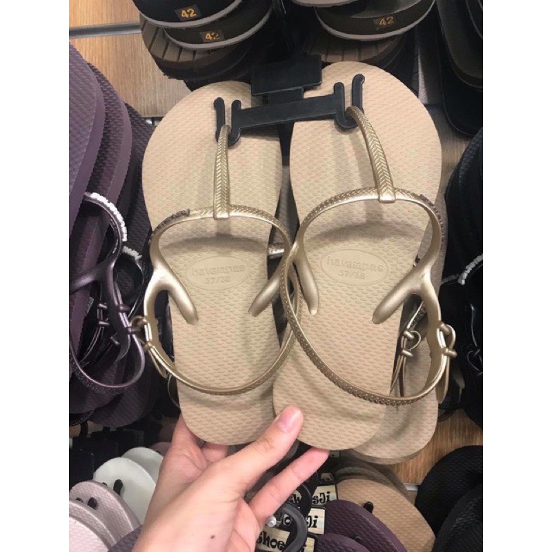 [CHỈ BÁN HÀNG THÁI] SANDAL HAVAIANAS NỮ THÁI LAN SIÊU BỀN  [SẴN MÀU NUDE][FREESHIP][HÀNG CHUẨN][SIZE 35-40]