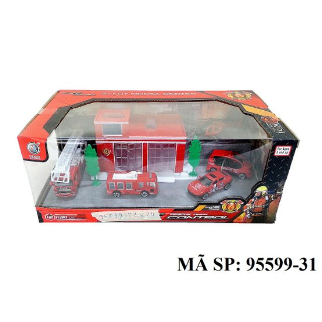 Đồ chơi mô hình trụ sở cứu hỏa/ sân bay