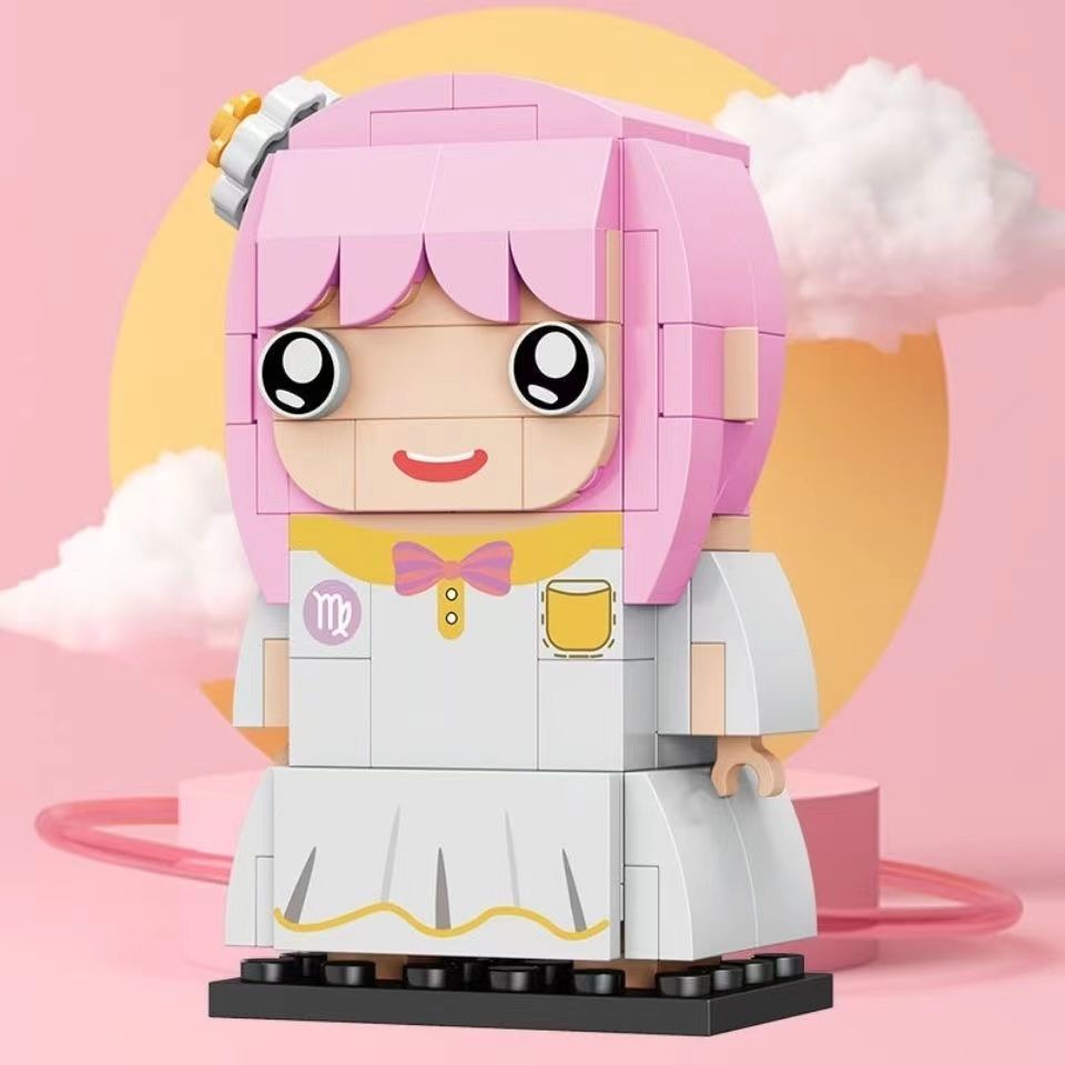 Đồ chơi lắp ráp, đồ chơi lắp ghép mô hình cung hoàng đạo 3D mô hình 12 cung hoàng đạo 9cm