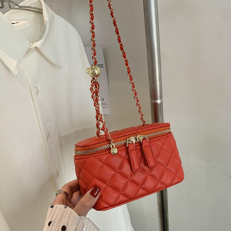 Túi Đeo Chéo JASMIN NOIR Họa Tiết Dập Ô Caro Trẻ Trung Thanh Lịch Dành Cho Nữ