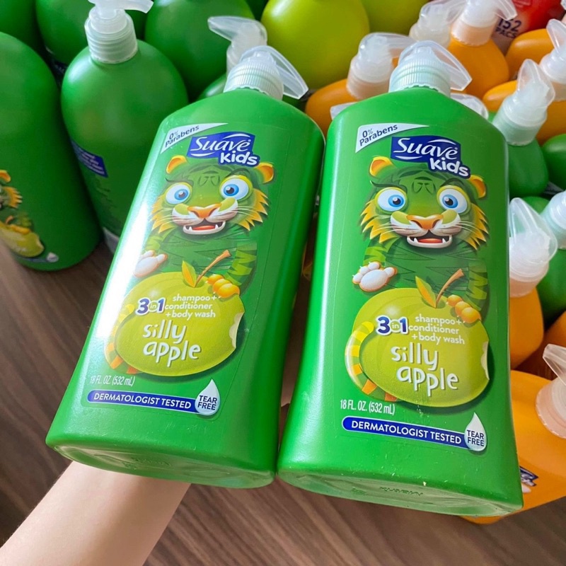 Sữa tắm gội Suave Kids 3in1