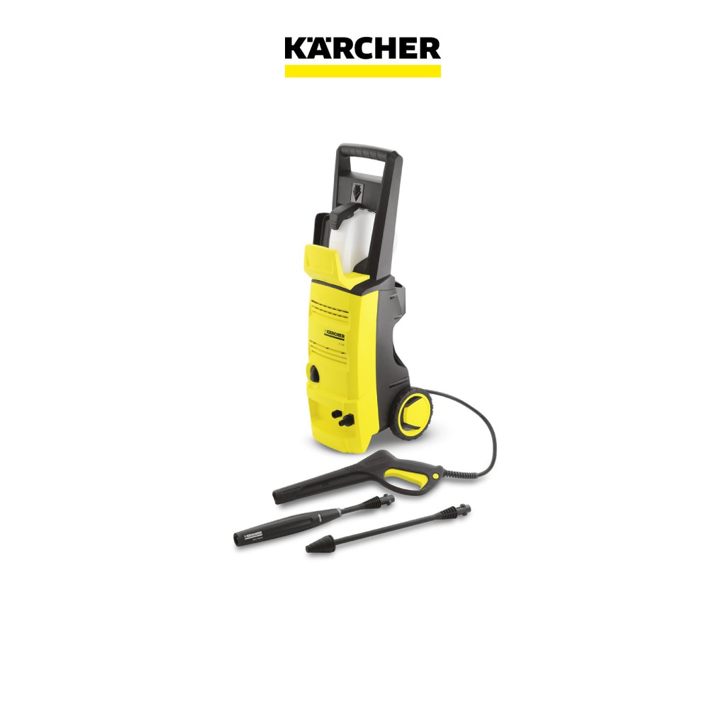 Combo máy rửa xe karcher K3.450 và bộ đầu chà bình xịt