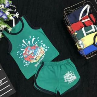 Set 2 bộ cộc tay bé trai