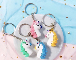 Móc khoá unicorn PVC