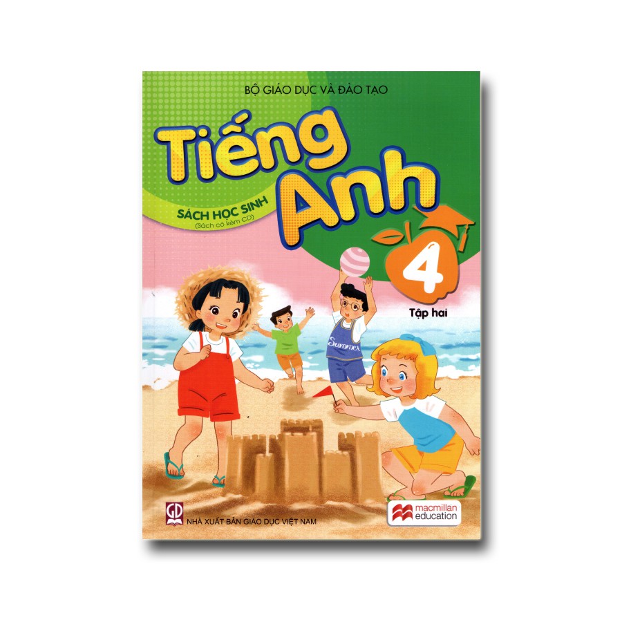 Sách - Tiếng Anh lớp 4 - trọn bộ 3 quyển (không kèm đĩa và không có mã học online)