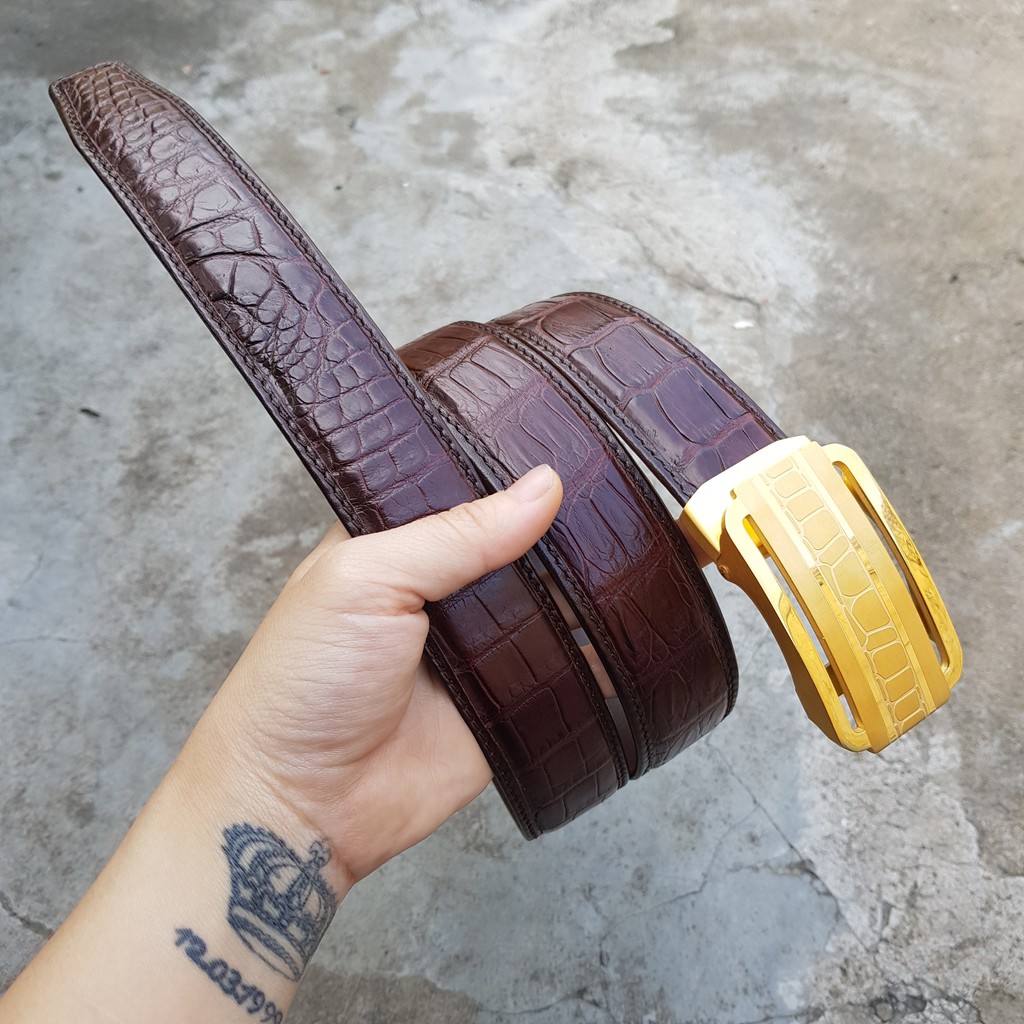 Dây Nịt Da Cá Sấu Cao Cấp TL020809E