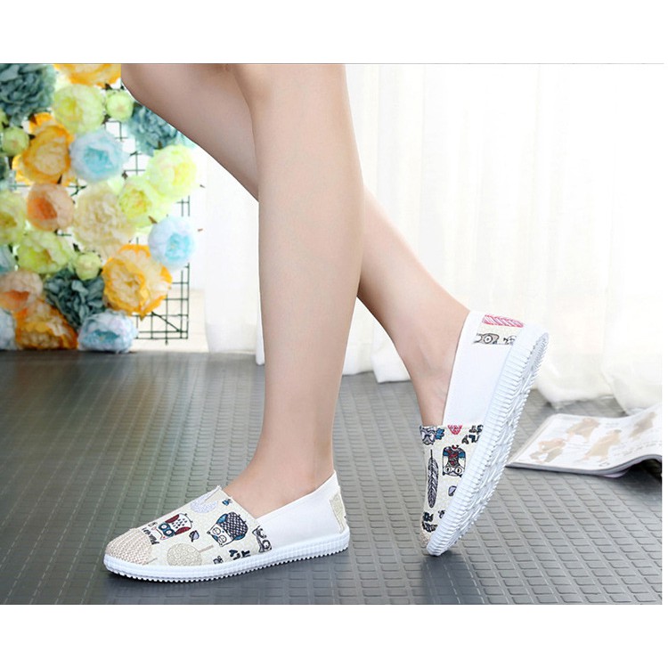 GIÀY LƯỜI SLIP ON VINTAGE ĐƠN GIẢN | BigBuy360 - bigbuy360.vn