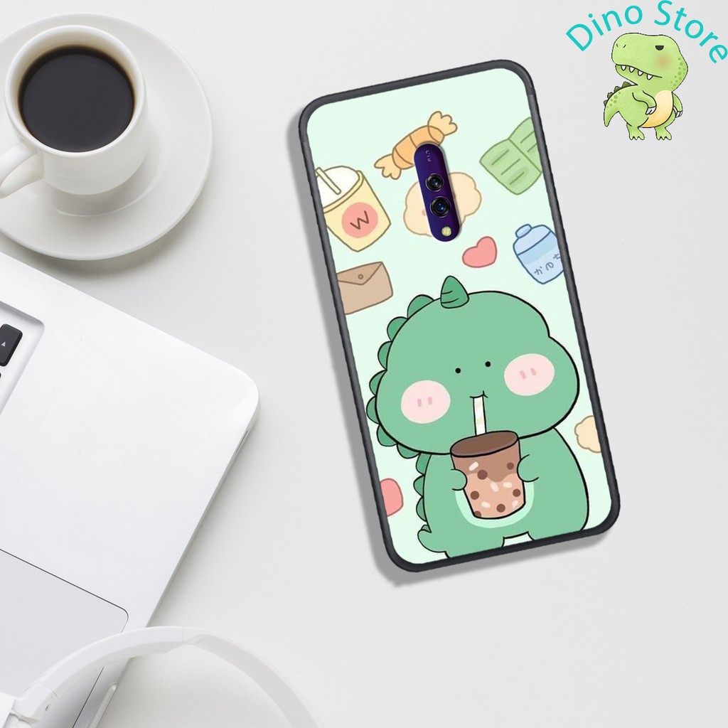 ỐP LƯNG OPPO K3/K20/K30/REALME X  ,  IN HÌNH KHỦNG LONG NGỘ NGHĨNH VÀ CUTE