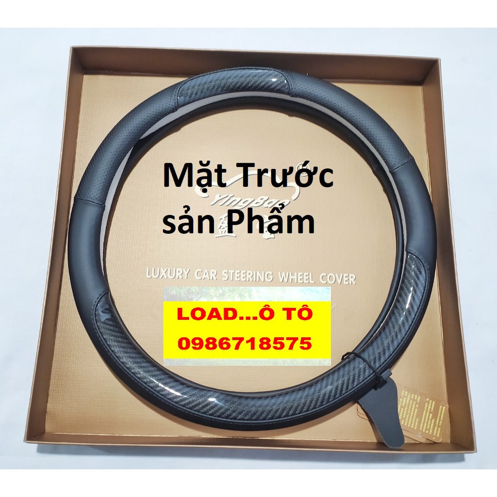 Bọc Vô Lăng Toyota LAND CRUISER PRADO Vân Carbon cao Cấp