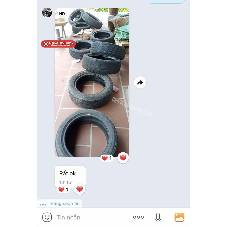 Lốp xe ô tô cũ làm đồ chơi - Chợ Sắt Hải Phòng Online