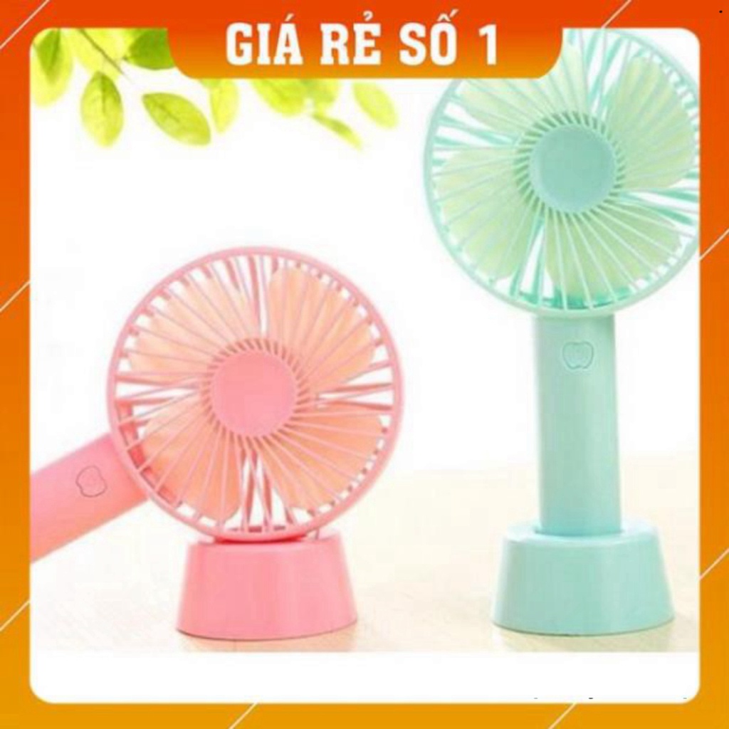 ⚡Giá Sập Sàn⚡ Quạt để bàn cầm tay mini tích điện 3 tốc độ- Bảo hành 3 tháng
