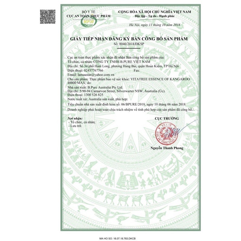 Viên Kangaroo Úc Vitatree Essence Of Kangaroo 40000 MAX - Hỗ trợ phái mạnh