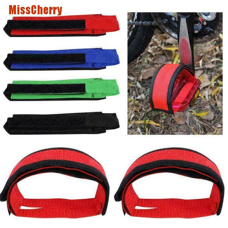 Cặp dây đeo cố định bàn đạp xe đạp tự dính tiện dụng