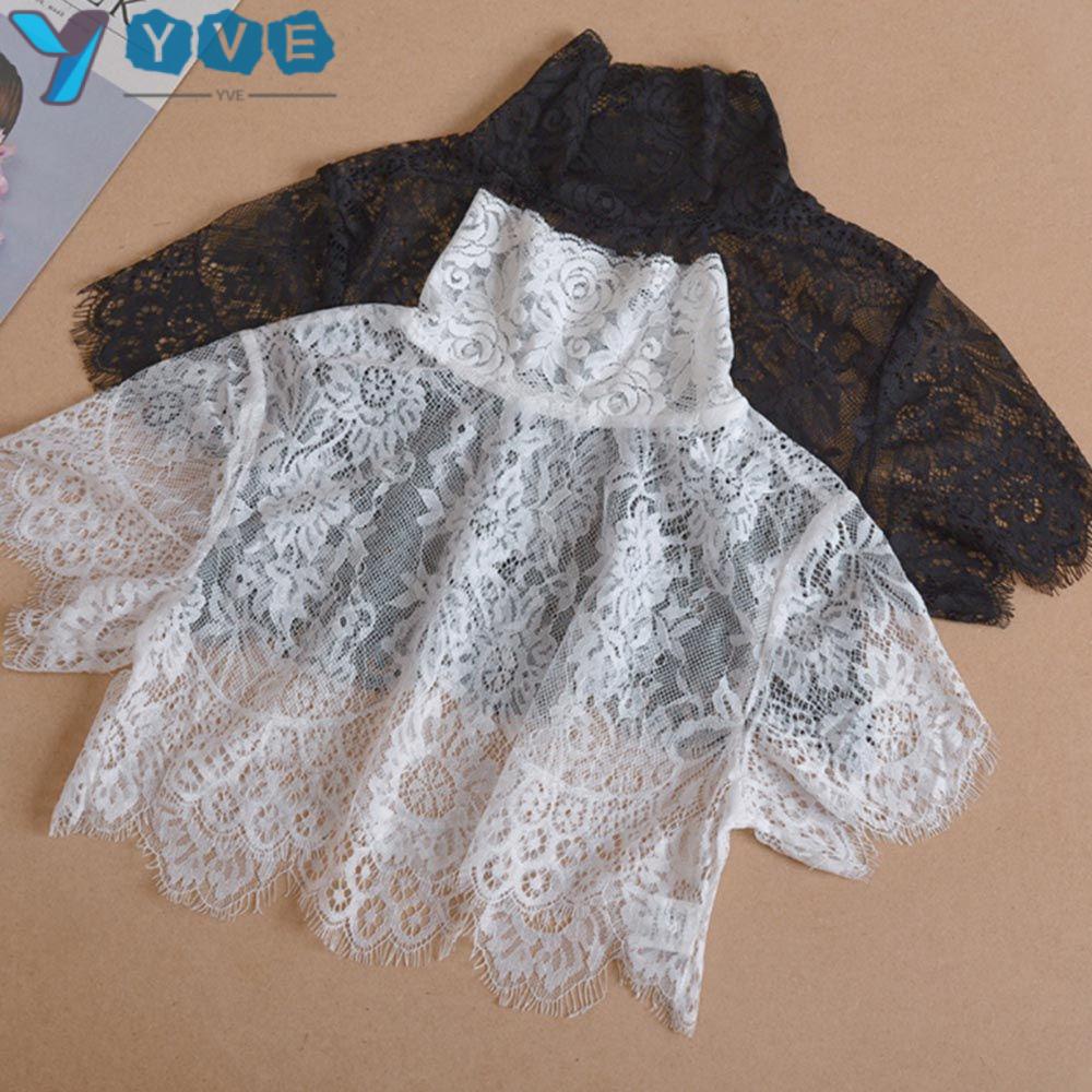 Vỏ Bọc Cổ Áo Cưới Phối Ren Có Thể Tháo Rời