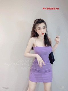Đầm body 2 dây