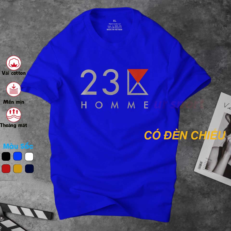 Áo thun nam Ursport 23Home thời trang lịch lãm - Vải dầy dặn con giãn tốt