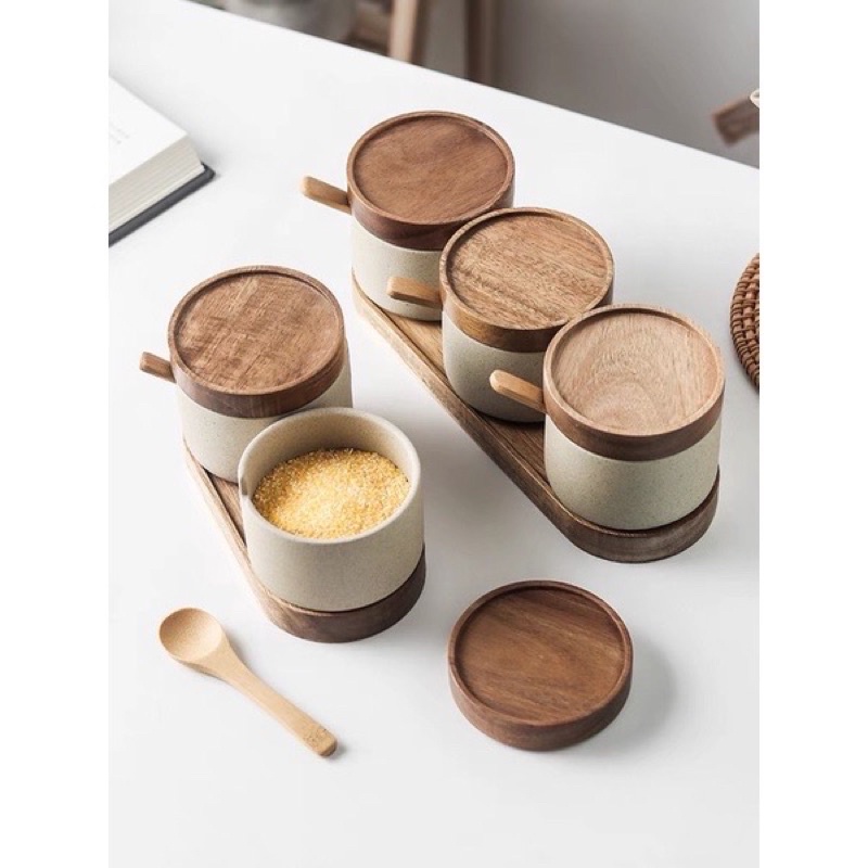 Hũ gia vị phong cách vintage