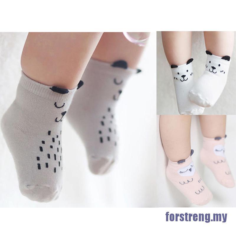 Vớ Cotton Họa Tiết Hoạt Hình Dễ Thương Cho Bé Sơ Sinh