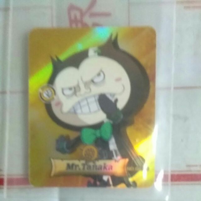 Thẻ toonies hàng Việt Nam chất lượng cao cấp có màu vàng in hình nhân vật Mr. Takana rất đẹp😀😀😀😀😀😀😀😀