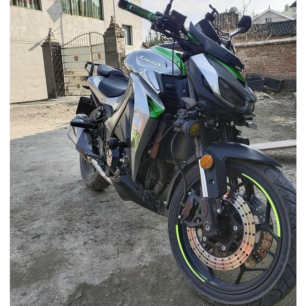 Sticker 3D Dán Trang Trí Xe Mô Tô Kawasaki 250R 300R ZX6R ZX R6 636 ZX10R Z1000XS Z1000 Z800 ZX7R ZX9R