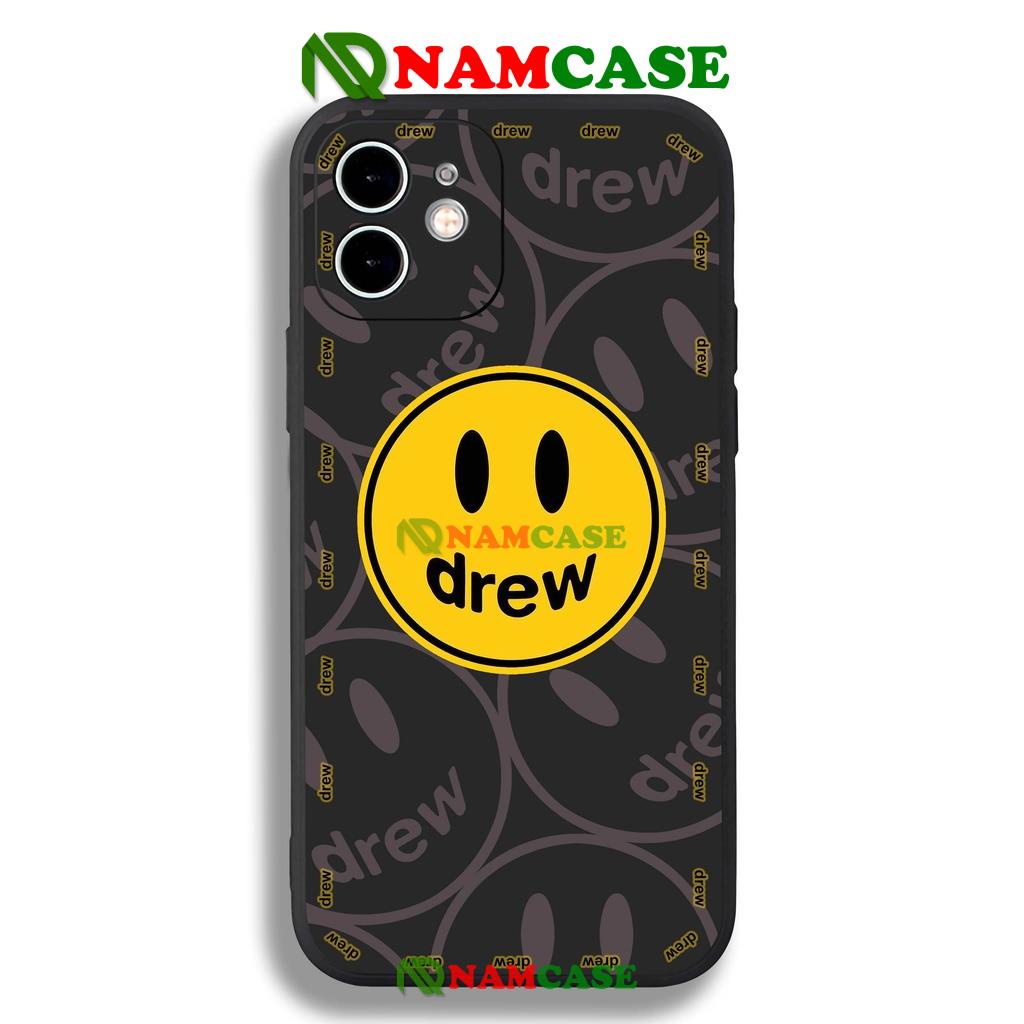 Ốp lưng iPhone Drew cạnh viền vuông silicon mềm dẻo cho iphone 6/6s/7/8/X/XS/XR/11/12/13 Pro Plus Max cute dễ thương đẹp