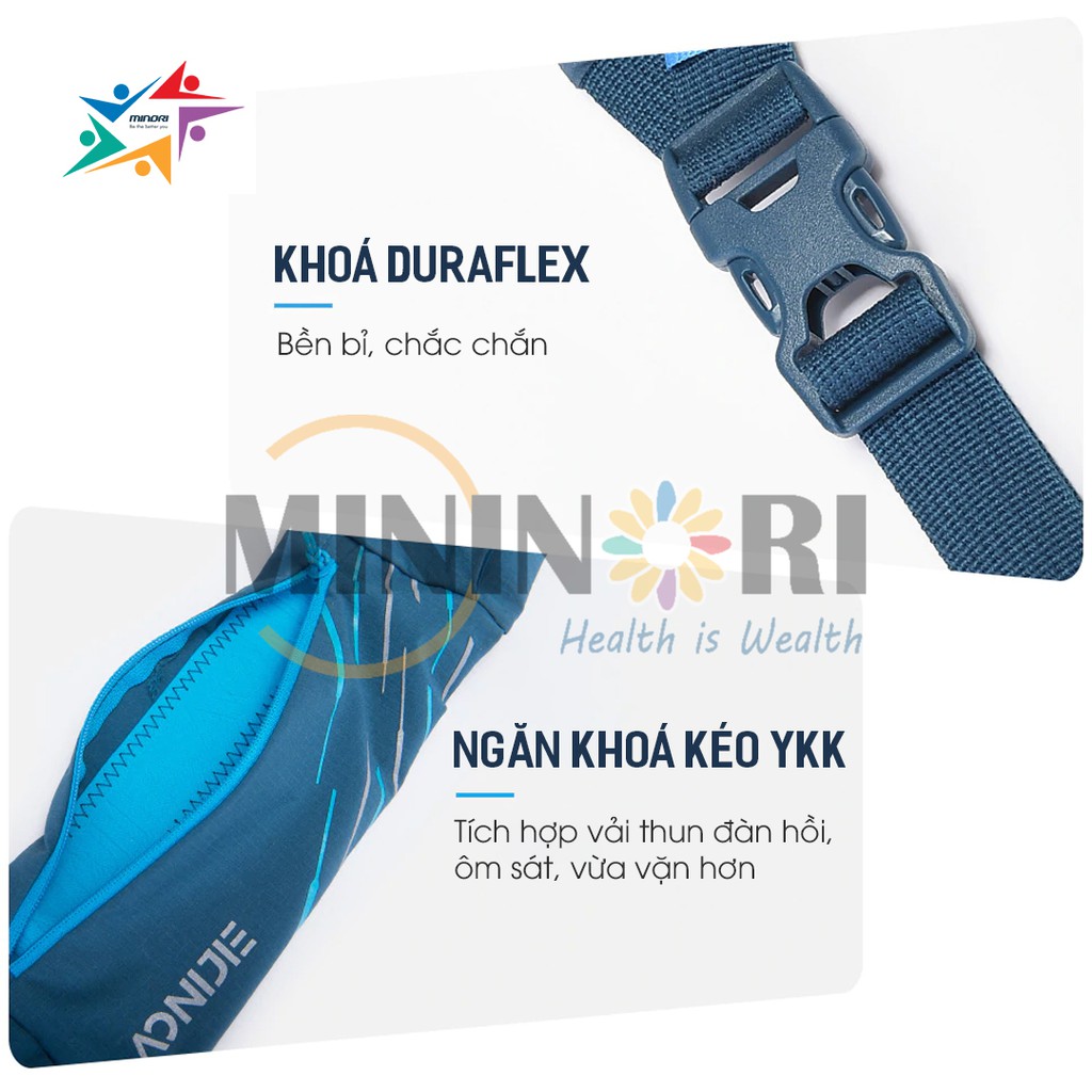 [Mã MINI20k hoàn 10% đơn 199K tối đa 20K xu]Đai Chạy Bộ Ôm Sát Người Thể Thao Aonijie W8105 - Co Giãn, Ôm Sát