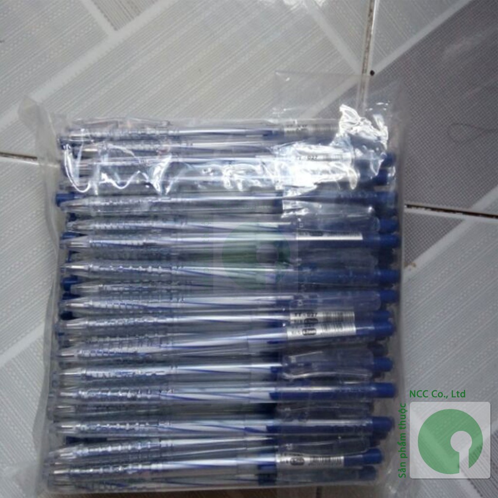 Lốc 100 Cây Bút Bi Xanh - NLVQ-3406-100BB