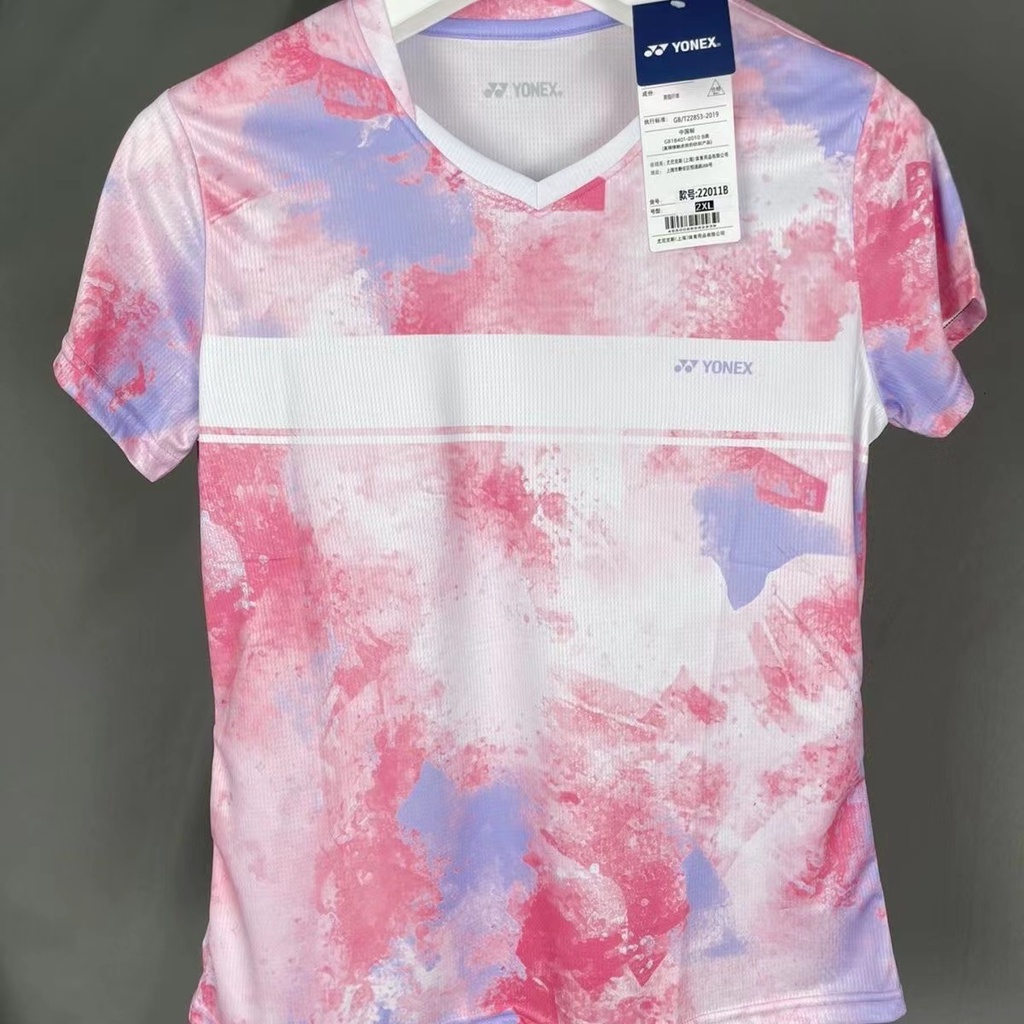 Bộ Đồ Thể Thao Tay Ngắn Yonex Mau Chóng Khô Ráo Phong Cách Mùa Hè Cá Tính