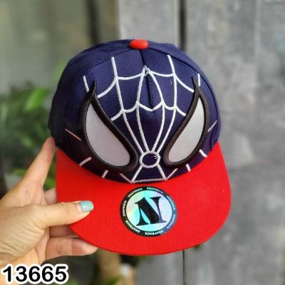 Nón snapback thêu mickey / spiderman / caption / hoạt hình cho bé 3-8T - Bigbaby Shop