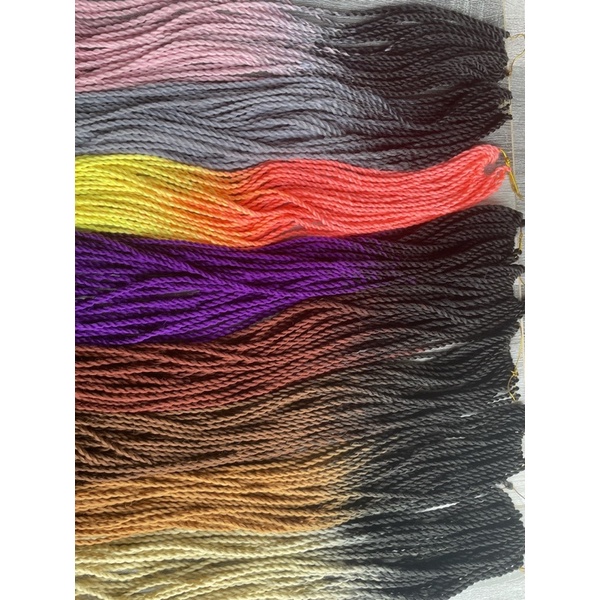 Set bính tóc nhiều màu