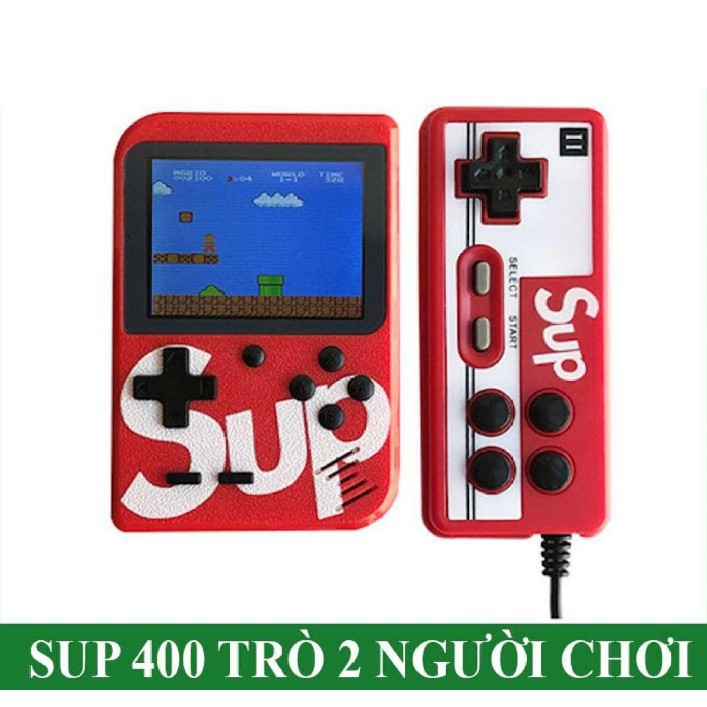 400 game 2 người chơi - Máy chơi game 4 phím sup 400 in 1 dành cho 2 người