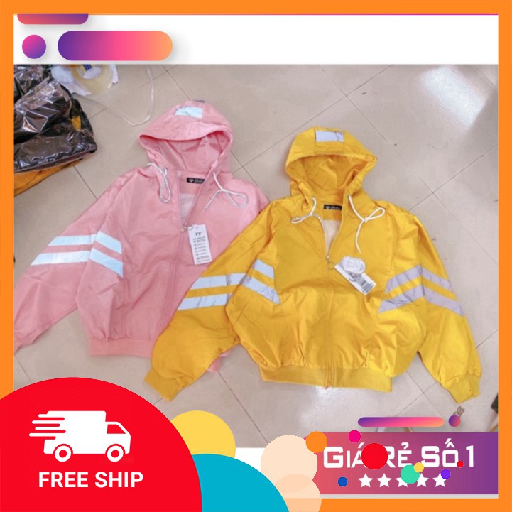 𝗡𝗘𝗪 𝗔𝗥𝗥𝗜𝗩𝗔𝗟 Áo Khoác Dù Phản Quang Hot Hit( Ảnh Chụp Thật)